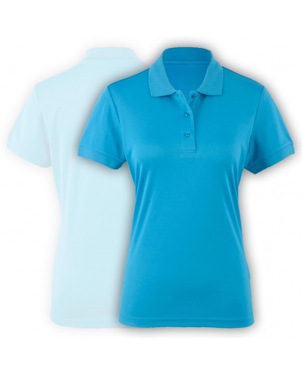 Blue Women Polo Shirt