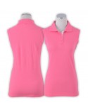 Pink Women Polo Shirt