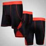 Red & Black Boxing Compression Short - Image 4