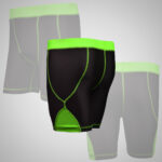 Green & Black Boxing Compression Short - Image 3