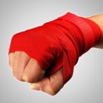 Red & Black CrossFit Wrist Wraps - Image 3