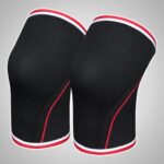 Red White & Black Knee Supports