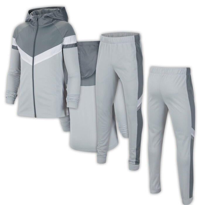 White & Grey Tracksuit - Image 3