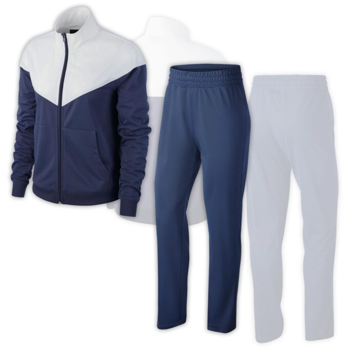 White & Blue Tracksuit - Image 1