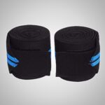 Blue Weightlifting Knee Wraps - Image 3