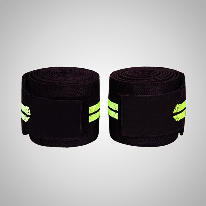 Neon Color Weightlifting Knee Wraps - Image 3