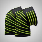 Neon Color Weightlifting Knee Wraps - Image 4
