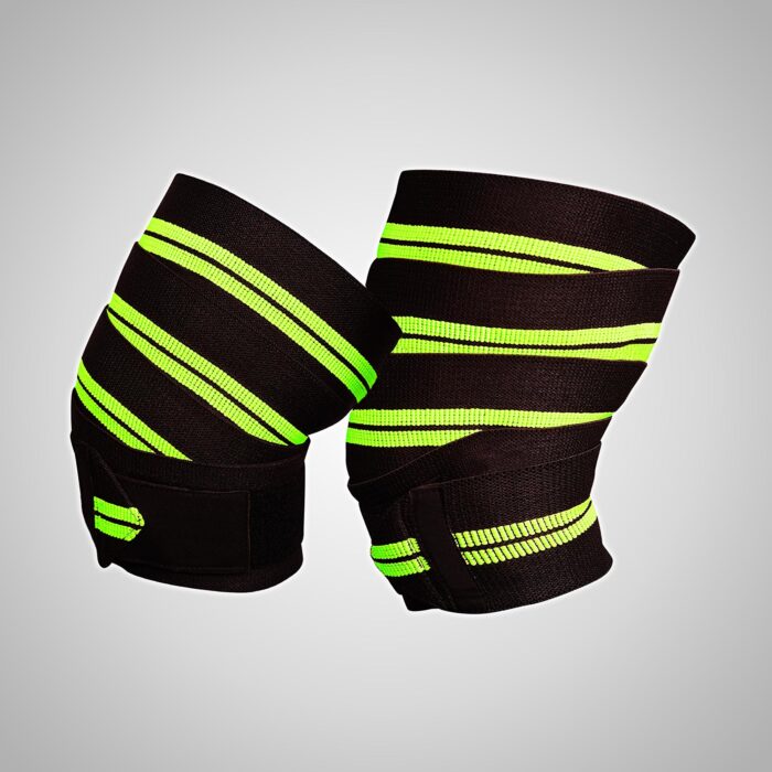 Neon Color Weightlifting Knee Wraps - Image 5