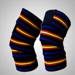 Mix Lining Weightlifting Knee Wraps - Image 2