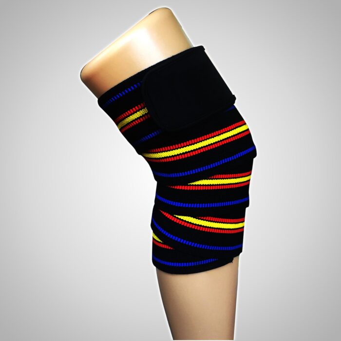 Mix Lining Weightlifting Knee Wraps - Image 3