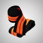 Orange Weightlifting Knee Wraps