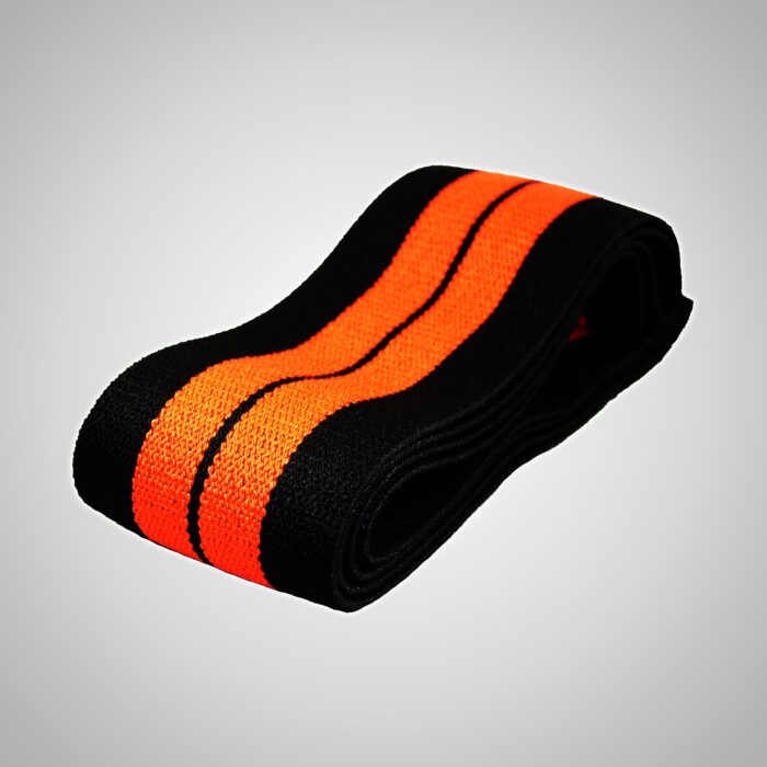 Orange Weightlifting Knee Wraps - Image 2