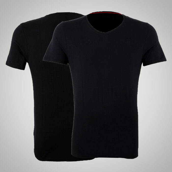 Black Printed T-Shirt - Image 3