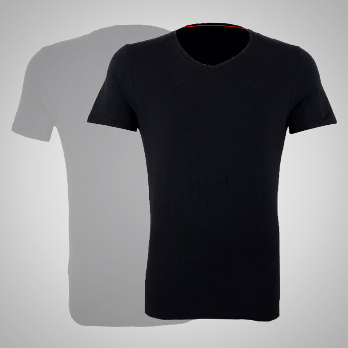 Black Printed T-Shirt - Image 1