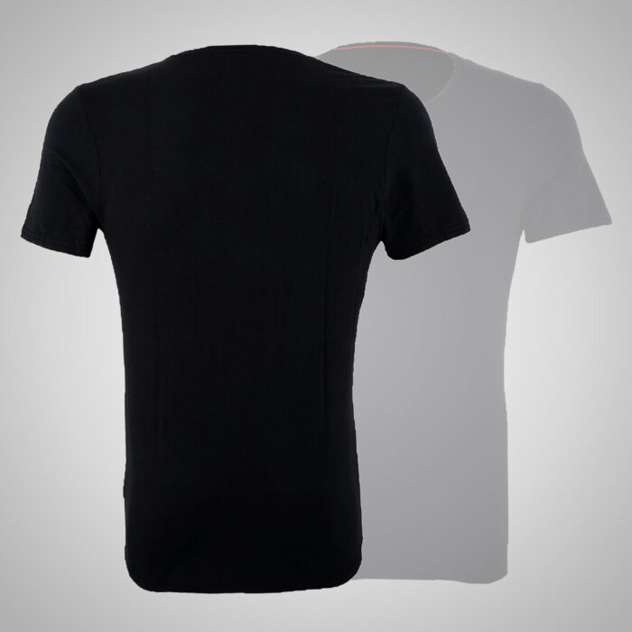 Black Printed T-Shirt - Image 2