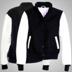 Black & White Varsity Jacket - Image 3