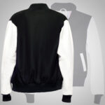 Black & White Varsity Jacket - Image 2