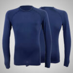 Navy Blue Full sleeves Thermal Shirt - Image 2