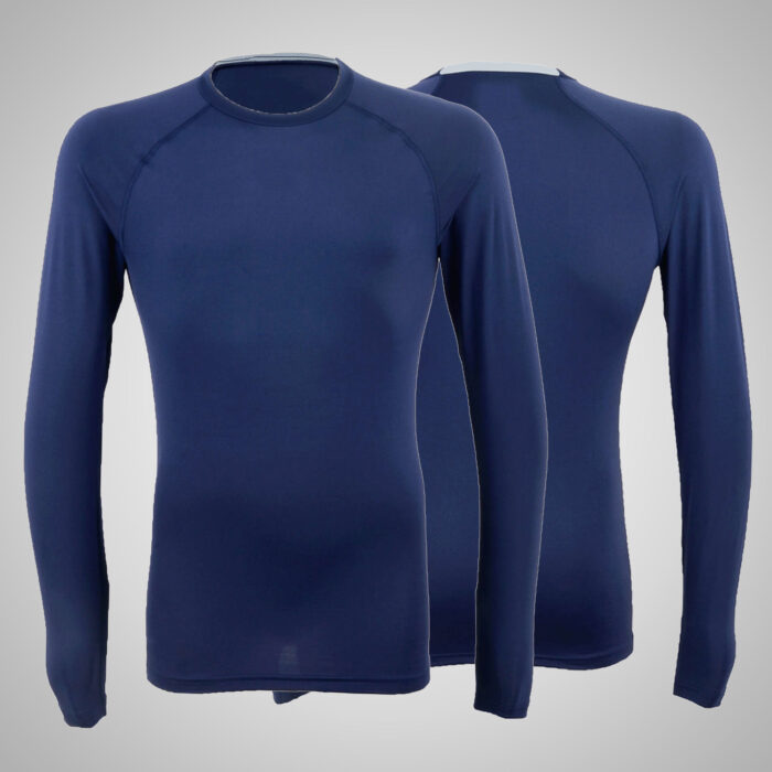 Navy Blue Full sleeves Thermal Shirt - Image 2