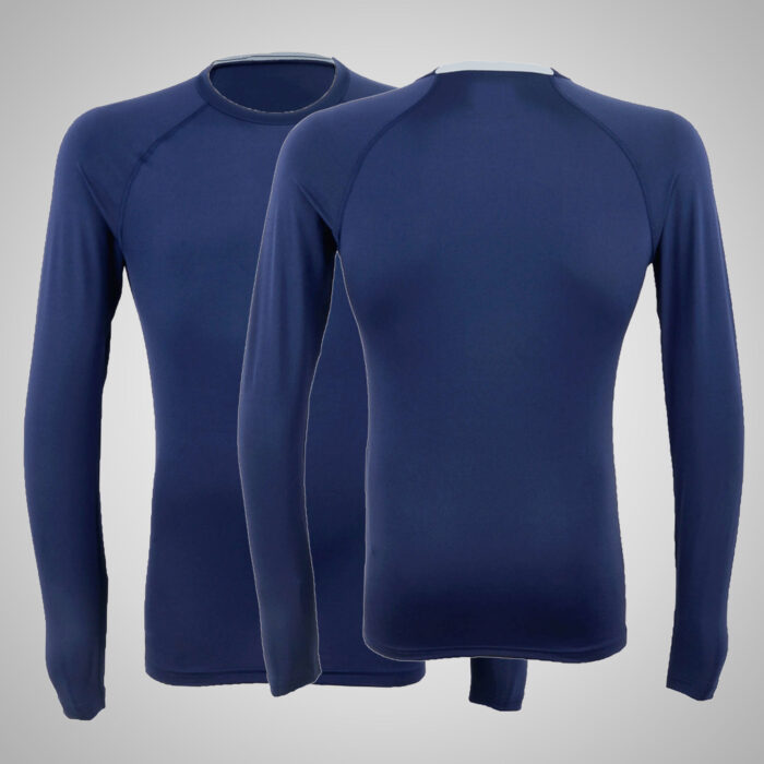 Navy Blue Full sleeves Thermal Shirt - Image 3