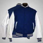 Blue & White Varsity Jacket - Image 3