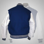Blue & White Varsity Jacket - Image 2