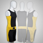 Black & Yellow Boxing Uniform - Image 2