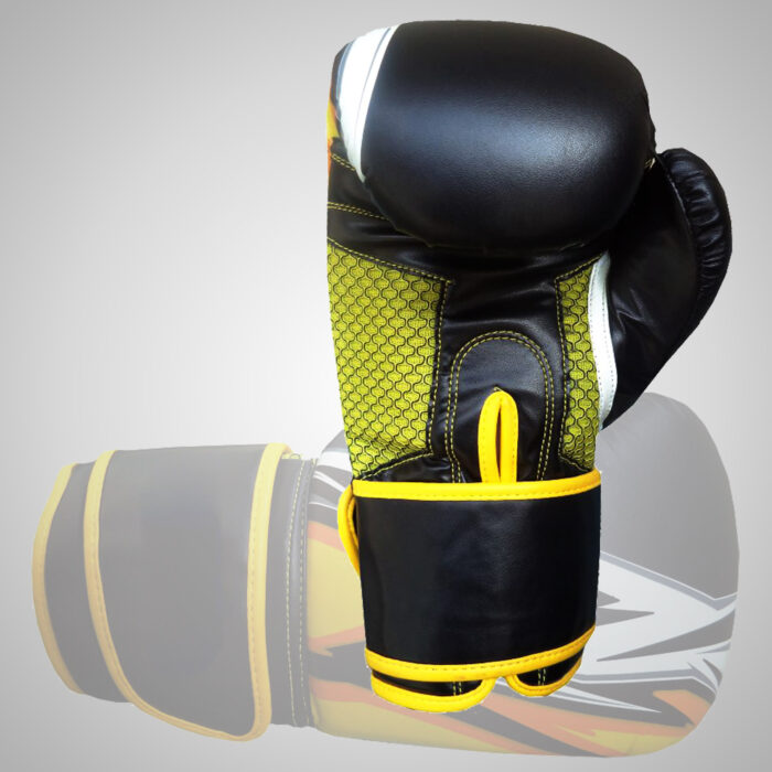 Black & Orange Boxing Gloves - Image 2
