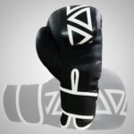 Black & White Boxing Gloves - Image 2