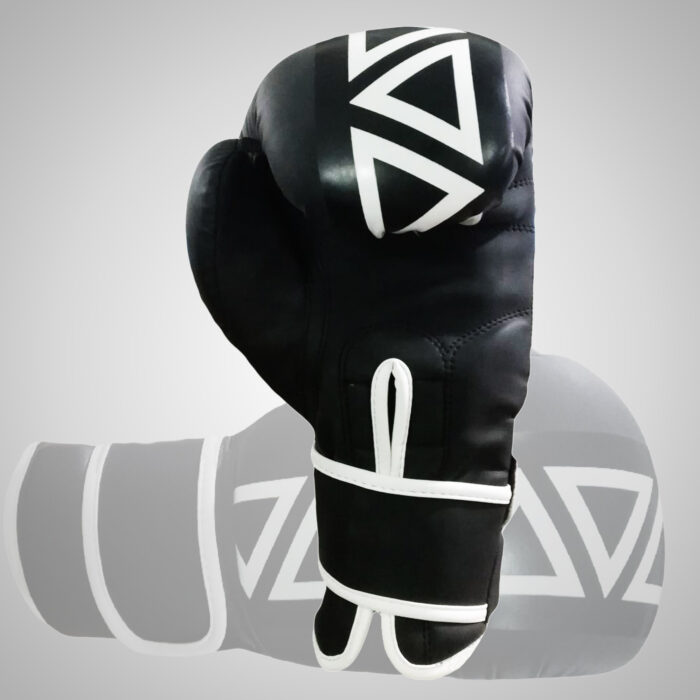 Black & White Boxing Gloves - Image 2