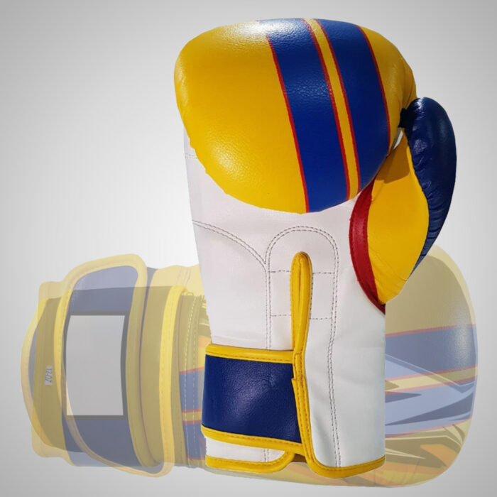 Yellow & Blue Boxing Gloves - Image 2
