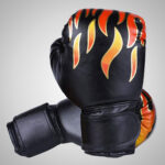 Black Fire Boxing Gloves - Image 3
