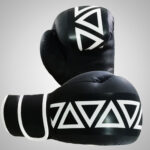 Black & White Boxing Gloves - Image 3