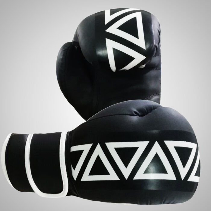 Black & White Boxing Gloves - Image 3