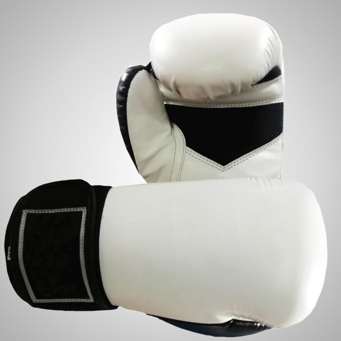 White & Black Boxing Gloves - Image 3