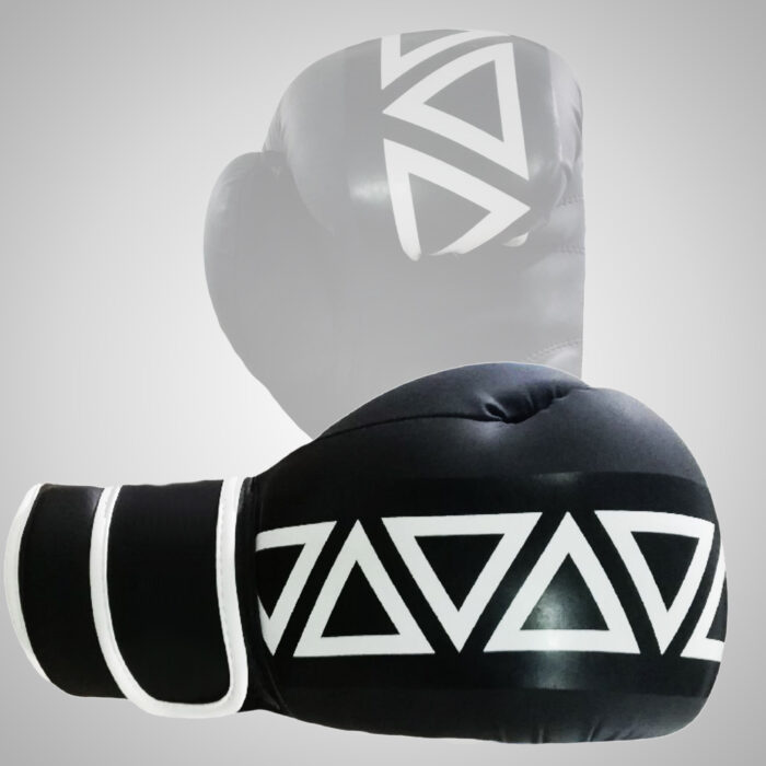 Black & White Boxing Gloves - Image 1