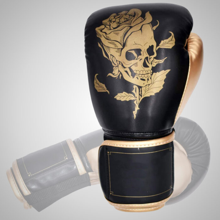 Golden & Black Boxing Gloves - Image 1