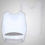 White Boxing Chest Guard - Image 2