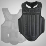 Black Boxing Chest Guard