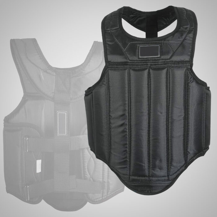 Black Boxing Chest Guard - Image 1