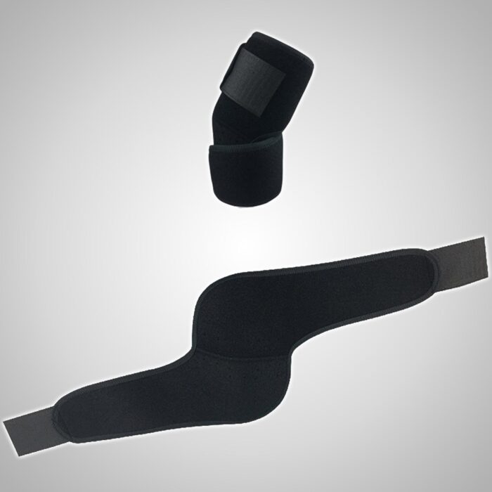 Jet Gray & Black Elbow Supports - Image 2