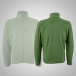 Dark Green Fleece Jacket - Image 2