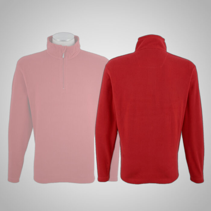 Red Fleece Jacket - Image 2