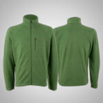 Dark Green Fleece Jacket - Image 3