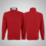 Red Fleece Jacket - Image 3
