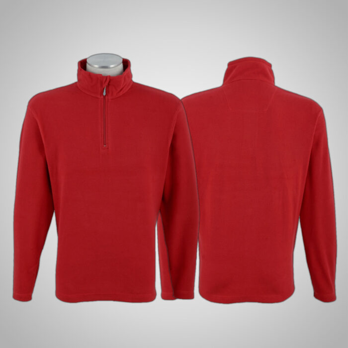 Red Fleece Jacket - Image 3