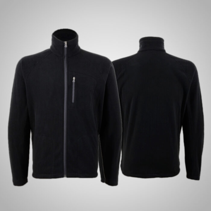 Black Fleece Jacket - Image 3