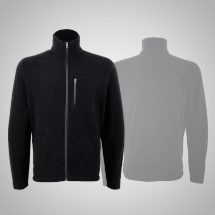 Black Fleece Jacket - Image 1