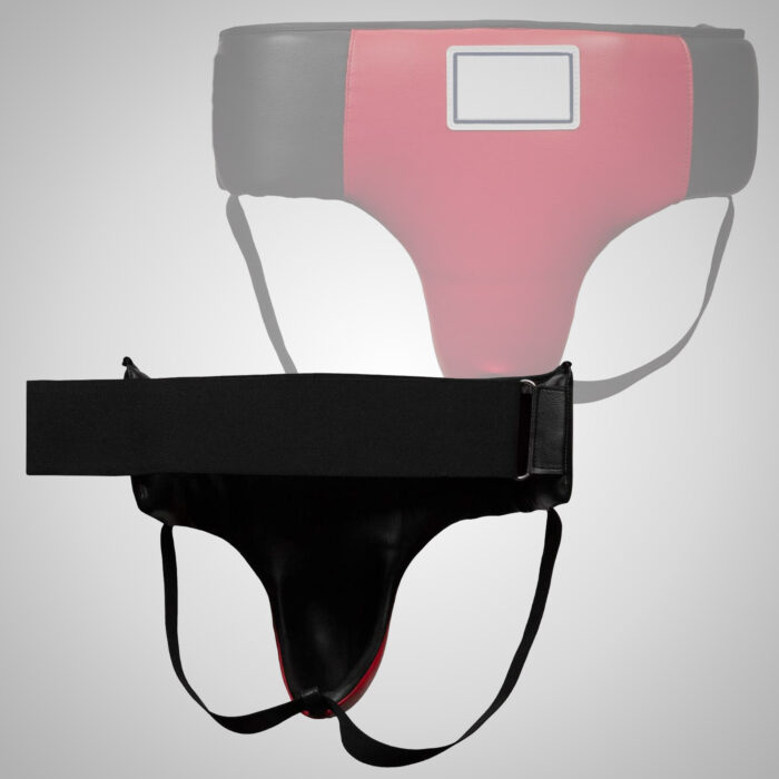 Red & Black Groin Guards - Image 2