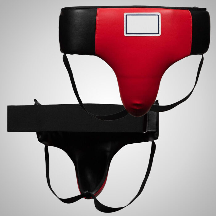 Red & Black Groin Guards - Image 3